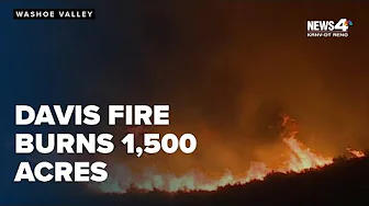 At least 12 structures lost in 1,500-acre Davis Fire thumbnail