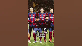 Barca team 46 games 0 trophies vs mbappe 🐢 1 game 1 trophies thumbnail