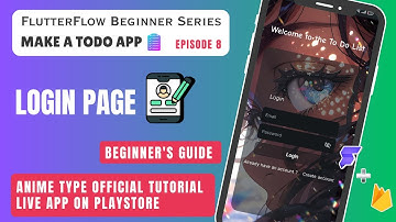 How to Create a Login Page in FlutterFlow | No-Code App Development