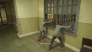 Uncharted 4 prison escape scene