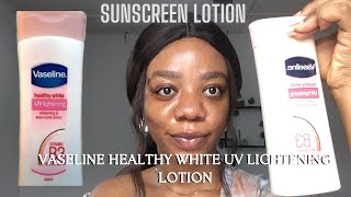 Vaseline healthy white lotion for fair skin product review