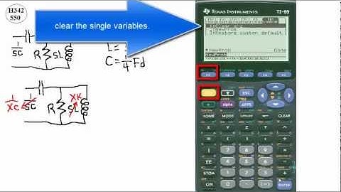 H342550 - s-domain Impedance of a RLC combination
