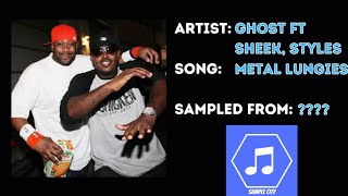 Sample from classic Ghostface Killah Ft Sheek Louch &amp; Styles P song - Metal Lungies