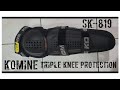 komine CE level 2 triple guard knee protector sk-819