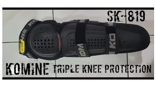 komine CE level 2 triple guard knee protector sk-819