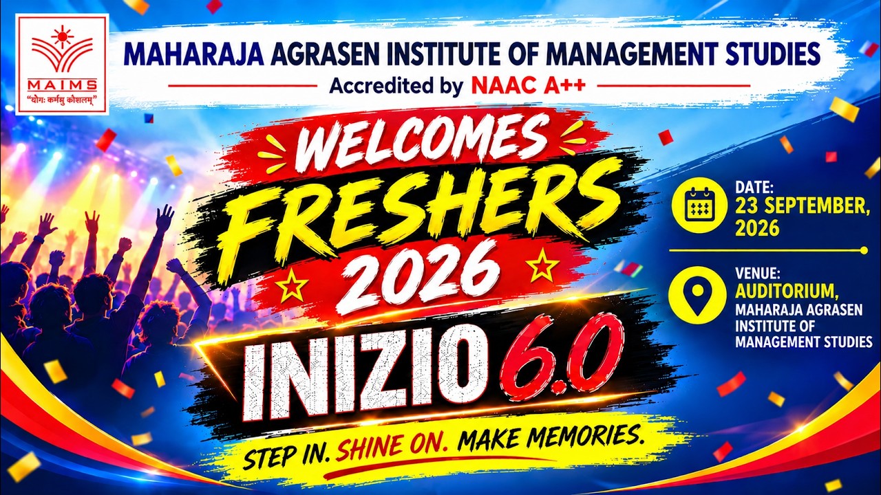 Fresher's 2026, INIZIO 6.0