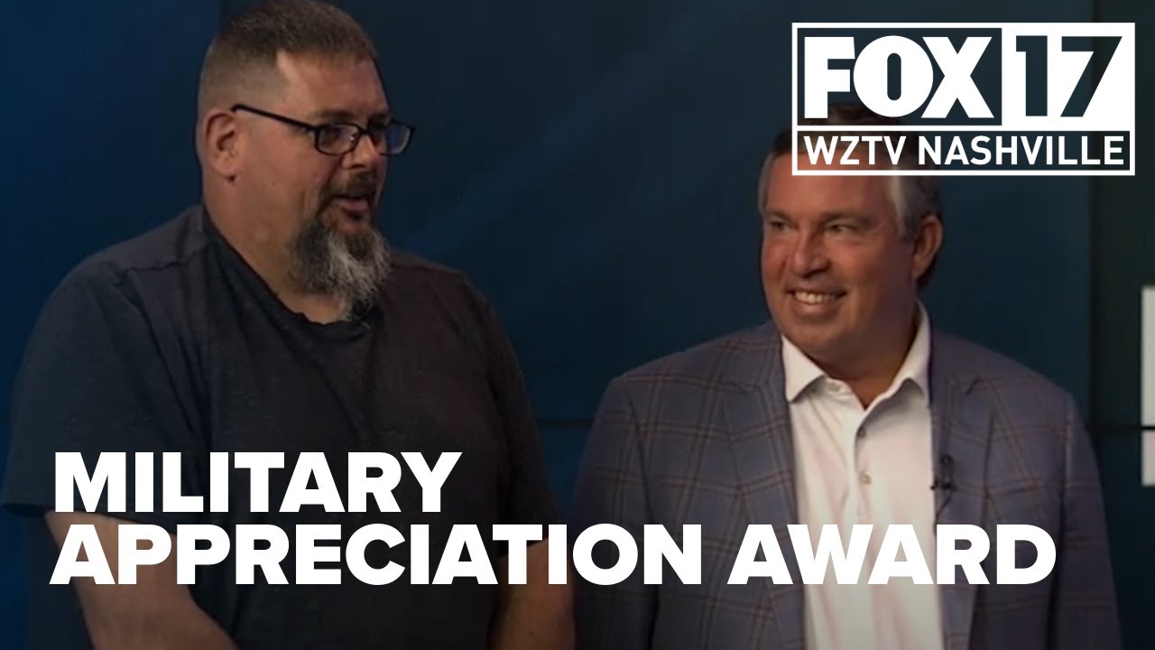 Meet FOX 17 News' Military Appreciation Award Winner, presented by Bart Durham Injury Law