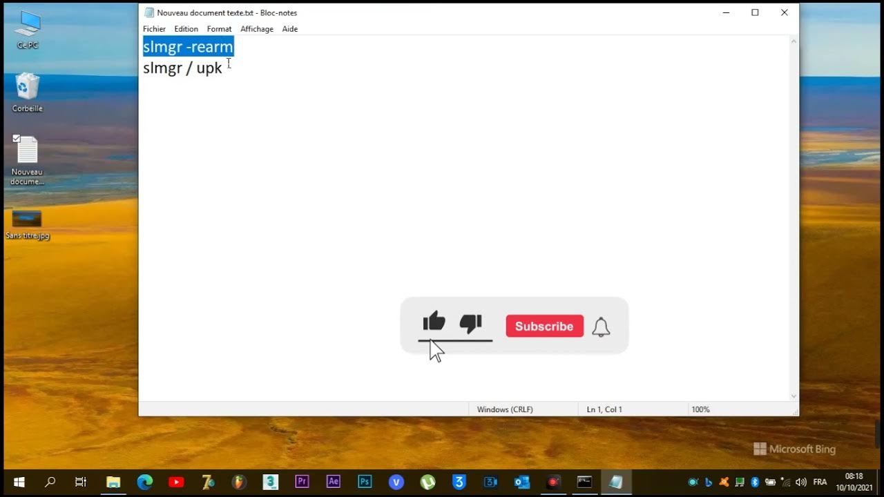 Comment résoudre le problème "Votre licence Windows va bientôt expirer" sur windows 10 YouTube