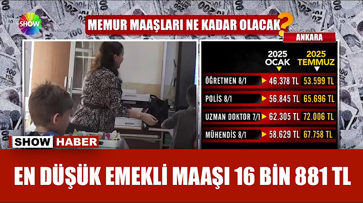 Memur ve emekli maaşı belli oldu