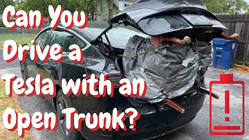 Can Tesla Drive With an Open Trunk? Not Without Losing Major Range.