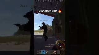 2 shots 2 kills 🔥🥶 #rust #rustpvp #rustgame