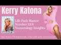 Kerry Katona Master Number 33/6 Numerology Insights #lifepath33 #lifepath6 #numerologist #numerology