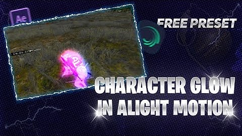 Flaming Character Glow Effect In Alight Motion || Free preset || #Kar_One