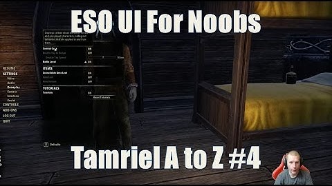 Elder Scrolls Online UI Tips for Noobs | Tamriel A to Z