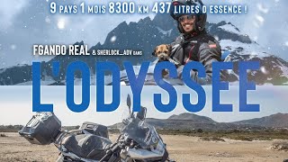 L'Odyssée le film un chien une moto 9 pays