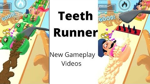 Teeth Runner (27 - 28) NEW UPDATE! Video Gameplay Walkthroughs #TeethRunner