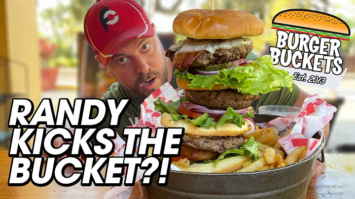 Quadruple Cheeseburger Challenge Eating Record in ...