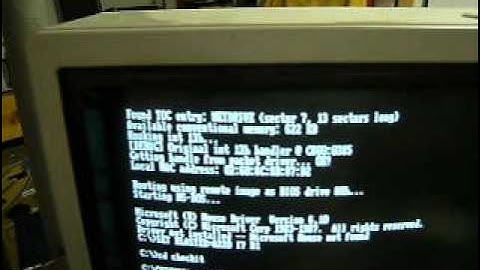 8088 remote ethernet boot demo