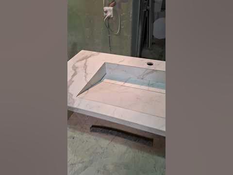 раковина из керамогранита - YouTube