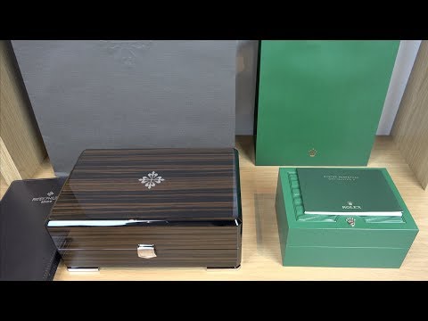PATEK PHILIPPE コレクションボックス PATEK PHILIPPE パテック レザー製 コレクションケース ボックス PATEK