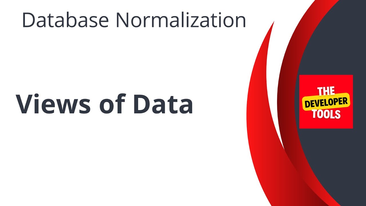 Views of Data | DBMS Tutorial - YouTube