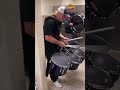 Jig 2 Drumline in the bathroom