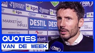 QUOTES | De mooiste uitspraken van de week