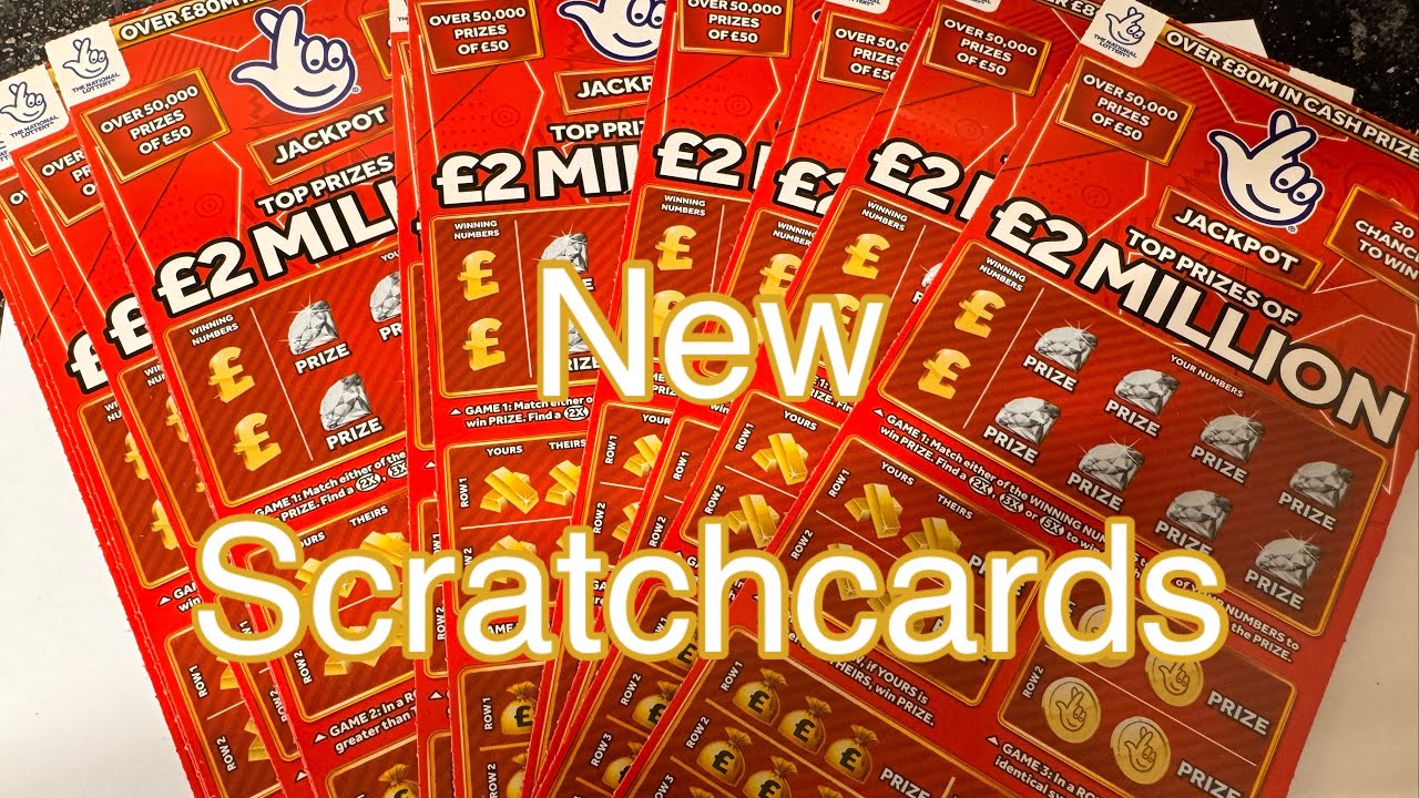 New £2 Million Scratchcards