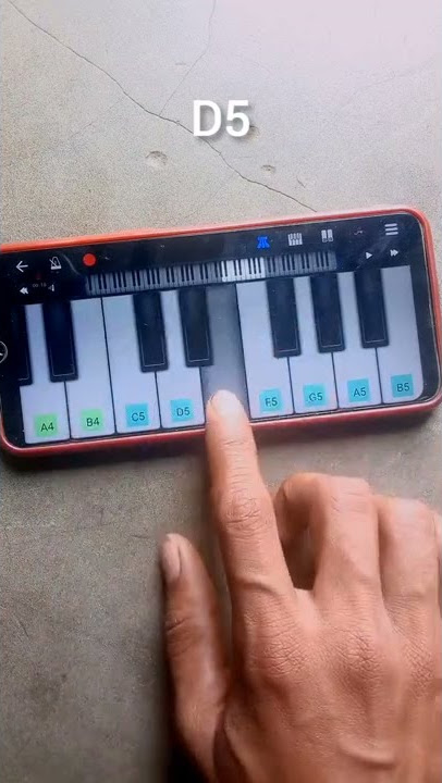 Thoda Thoda Pyar Hua Tumse♥️ Easy Tune | Perfect Piano | Walkband #shorts