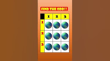 HARD Game: Find The ODD One Faster? #oddoneout #findtheoddemojiout #puzzlegame