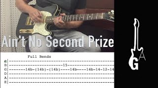 Ain't No Second Prize guitar solo with Tabs