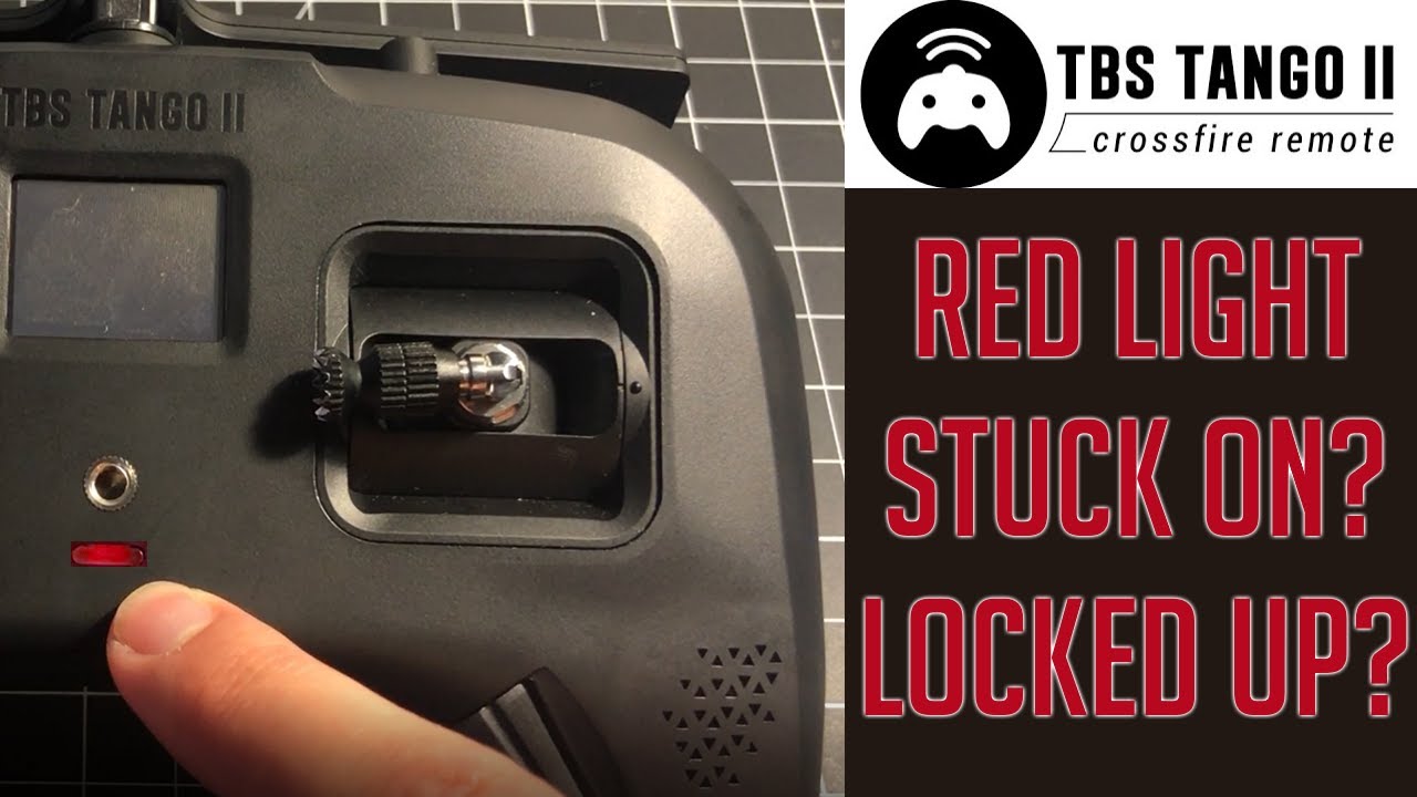 TBS Tango 2 Red Light On & Locked Up!? Can't Bind to Receiver