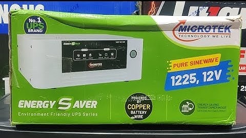 MICROTEK ENERGY SAVER 1225-12V PURE SINEWAVE | 3 YEARS WARRANTY | REVIEW | FEATURES | UNBOXING