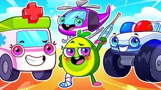 Super Ambulance Team!🚨🚑 I Need Your Help!😲 || Kids Songs & Nursery Rhymes by VocaVoca 🥑