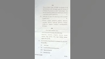 B.A(2nd year)4th semester latest 2023 #kuk#Question paper, English..#shorts.