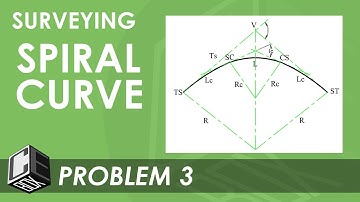 Surveying Horizontal Curve   Spiral Curve Problem 3 (PH)