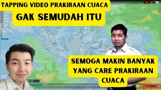 Syuting Video prakiraan Cuaca Ternyata Kayak Gini 😂