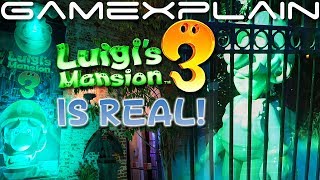 Nintendo Made a Real-Life Luigi's Mansion 3! We Explore LM3's Garden Suits Come-to-Life!