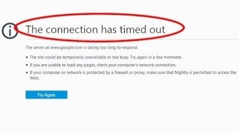 Fix The connection has timed out_The server is taking too long to respond in mozilla firefox.