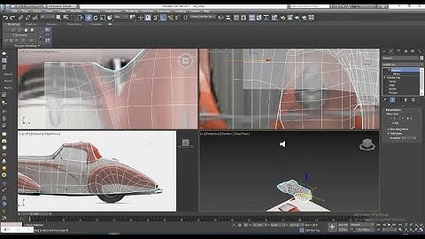 3Dsmax Tutorials, Learn 3D Modeling a Vintage Car ( Delahaye 1937) from Scratch in 3dsmax ( Part 4)