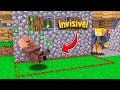 TROLLEI UM VILLAGER FAZENDO ELE CAIR NA ARMADILHA INVISIVEL NO MINECRAFT