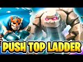 TOP LADDER GAME PLAY WITH BEST GOLEM DECK!!!! -ClashRoyale