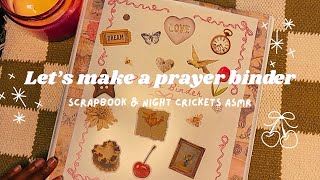 let’s make a prayer binder ✨ + christian asmr + scrapbook asmr