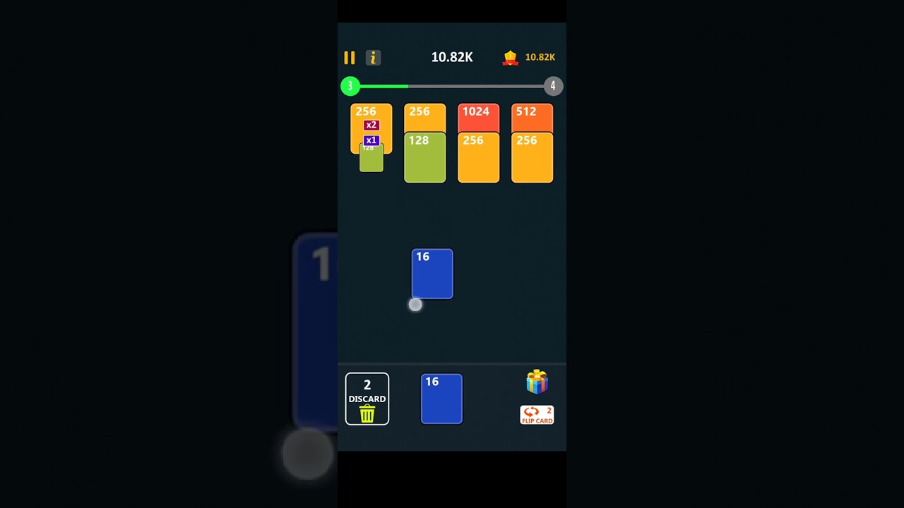 2048 Solitaire Card Merge Game 