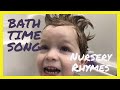 BATH TIME NURSERY RHYME SONG WITH BABY SHARK THEME!!!!