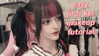 Easy everyday jirai kei makeup tutorial