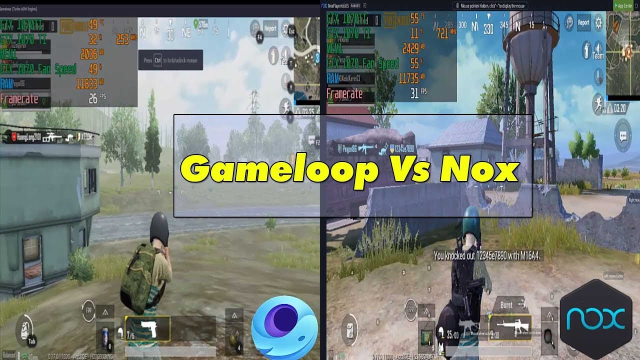 Gameloop Vs Nox Which Is Best For Pubg Mobile In Youtube