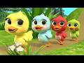 Five Little Ducklings Line-Up | Counting 1–5 Nursery Rhyme