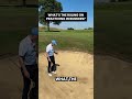 What's the ruling on practicing in bunkers? 🤔 #golfrules #golftips #golfshortgame #bunkertips