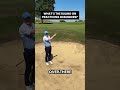 What's the ruling on practicing in bunkers? 🤔 #golfrules #golftips #golfshortgame #bunkertips